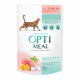 Консервований корм - Вологий корм Optimeal для дорослих котів з індичкою у гарбузовому соусі