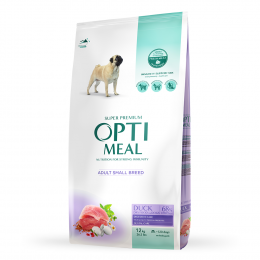 Сухий корм - Сухий корм Optimeal для дорослих собак малих порід з качкою